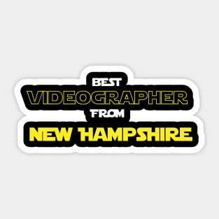 Best Videographer from New Hampshire Sticker